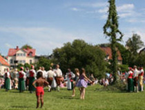 Midsommar på Paviljongsplan